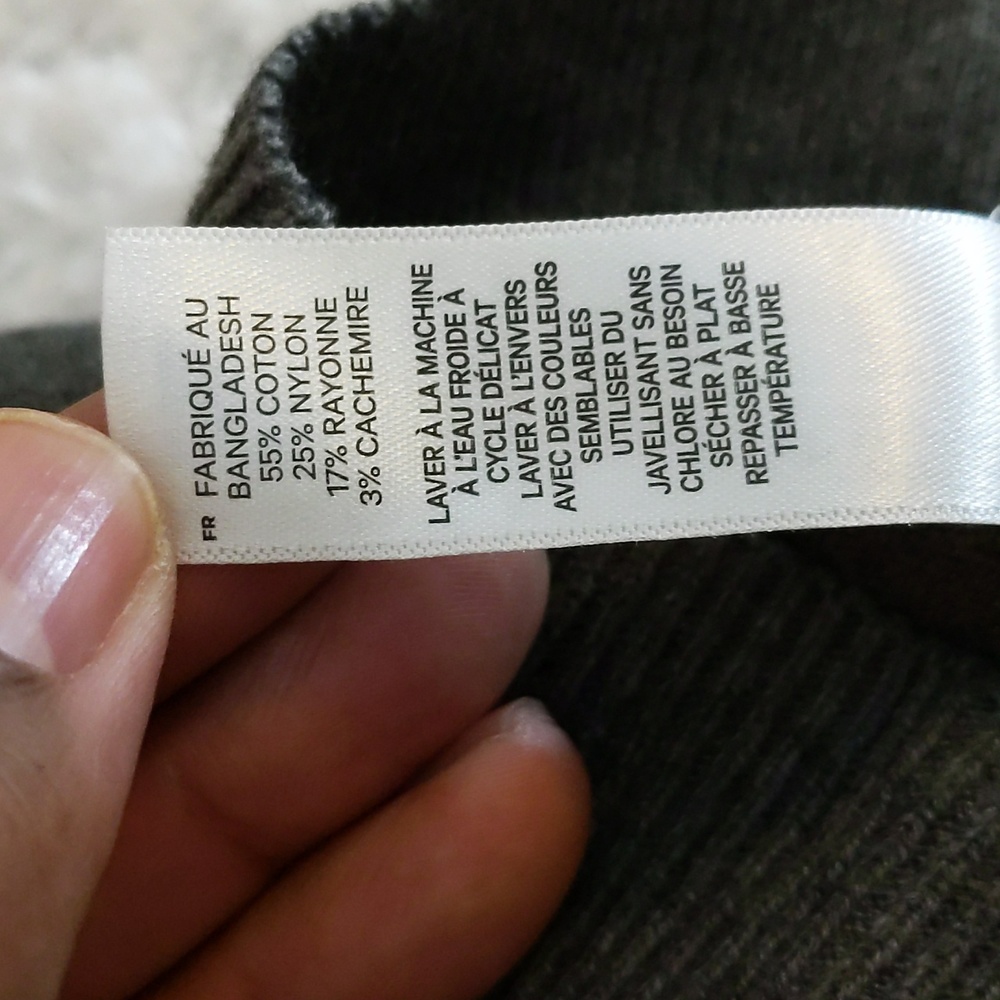 Joe Fresh| NWT Long Grey Buttoned Down Long Sleeve Cardigan Cotton Blend - Picture 12 of 14